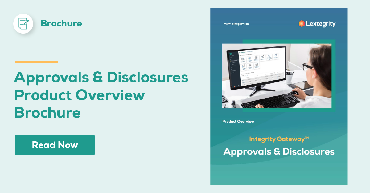 Approvals and Disclosures Brochure Social Graphic