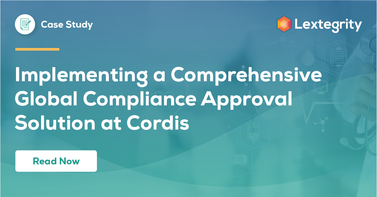 Implementing a Comprehensive Global Compliance Approval Solution at Cordis