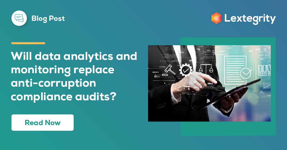 Will data analytics and monitoring replace anti-corruption audits?